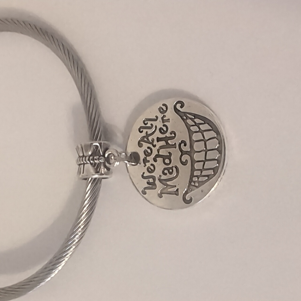 Silver Mad Hatter Dangle Charm for Pandora‎ Style Bracelet